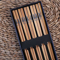 Japanese-Style Bamboo Chopsticks — 5 Pairs