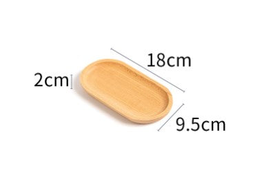 Wooden Serving Tray, Nut Bowl, and Plate Set