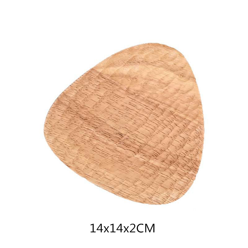 Wooden Serving Tray, Nut Bowl, and Plate Set