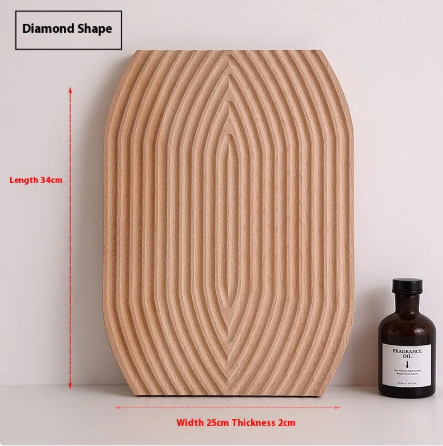 Ripple Beech Wood Serving Board