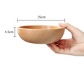 High-Quality Wooden Salad Bowl - Japanese & Korean Style